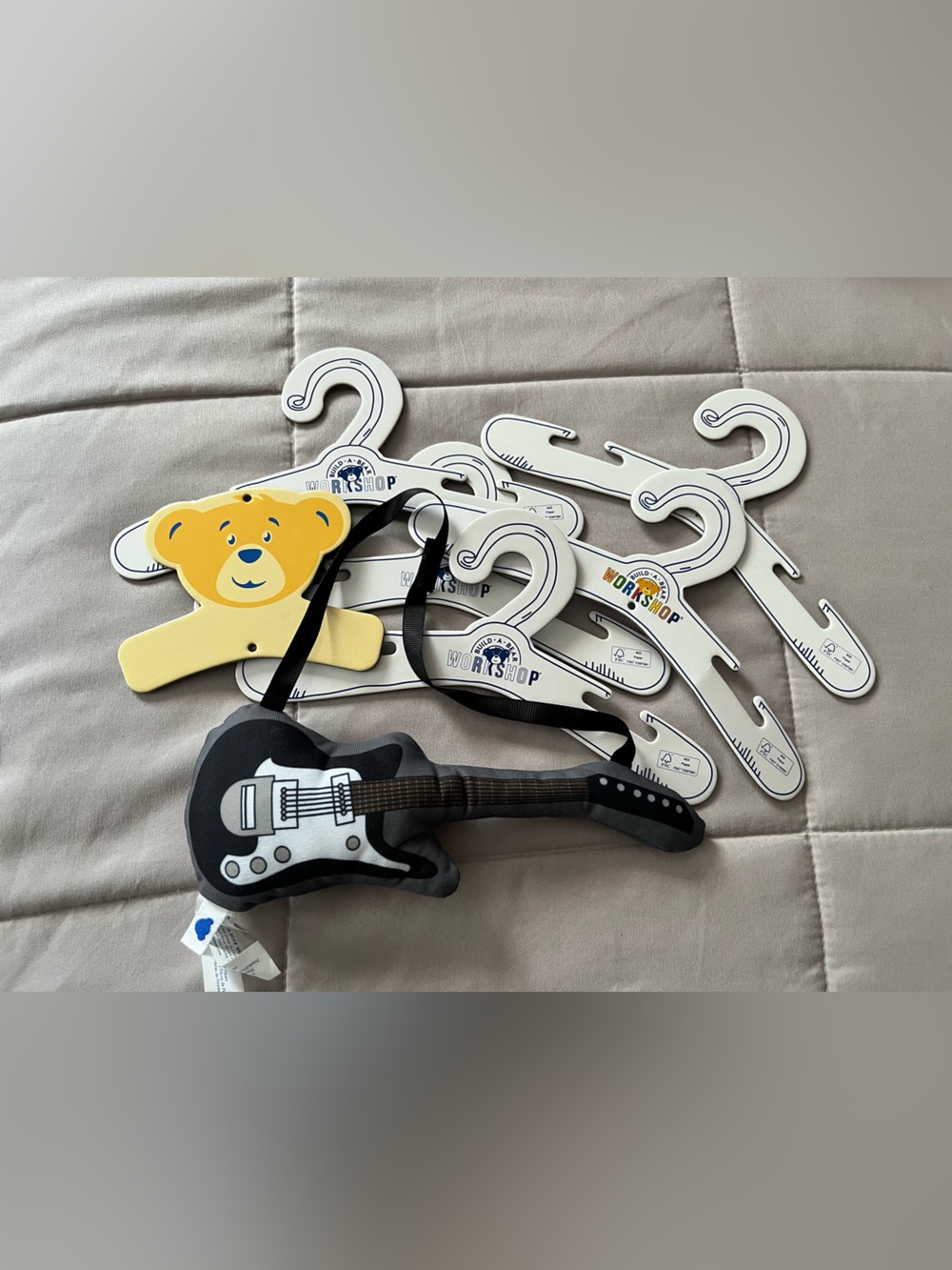 Build a Bear Guitar + Hanger Lot